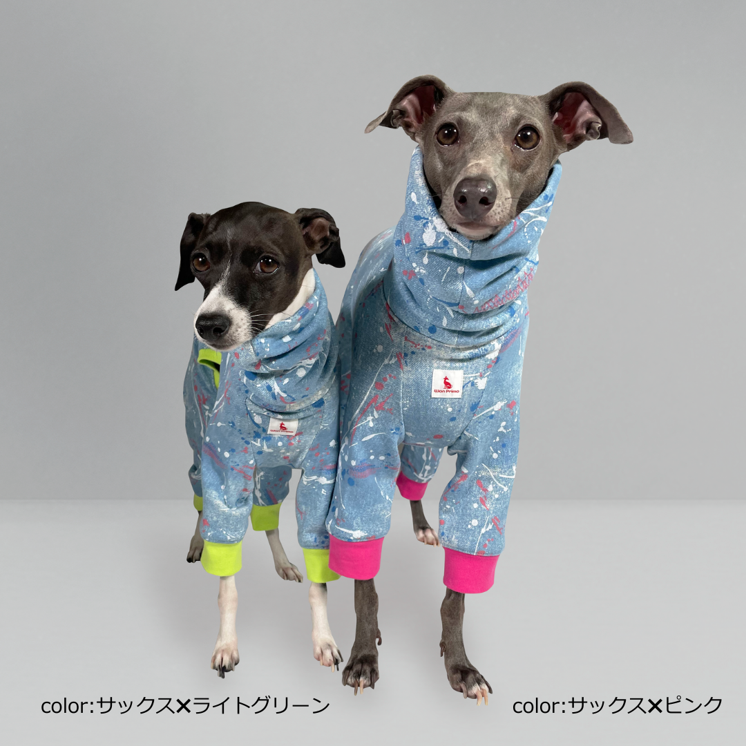 犬服 SS わんこの普段着　アメグラ青 犬服 SS わんこの普段着 アメグラ青