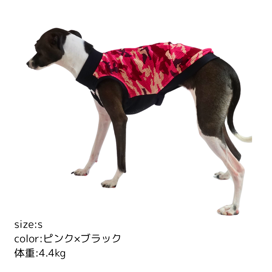 【納期2−３週間】軽やかに動ける、クールなカモフラタンクトップ