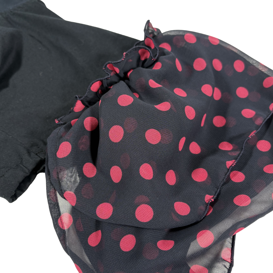 【即納】水玉レース ワンピース