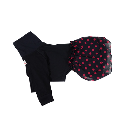 【即納】水玉レース ワンピース