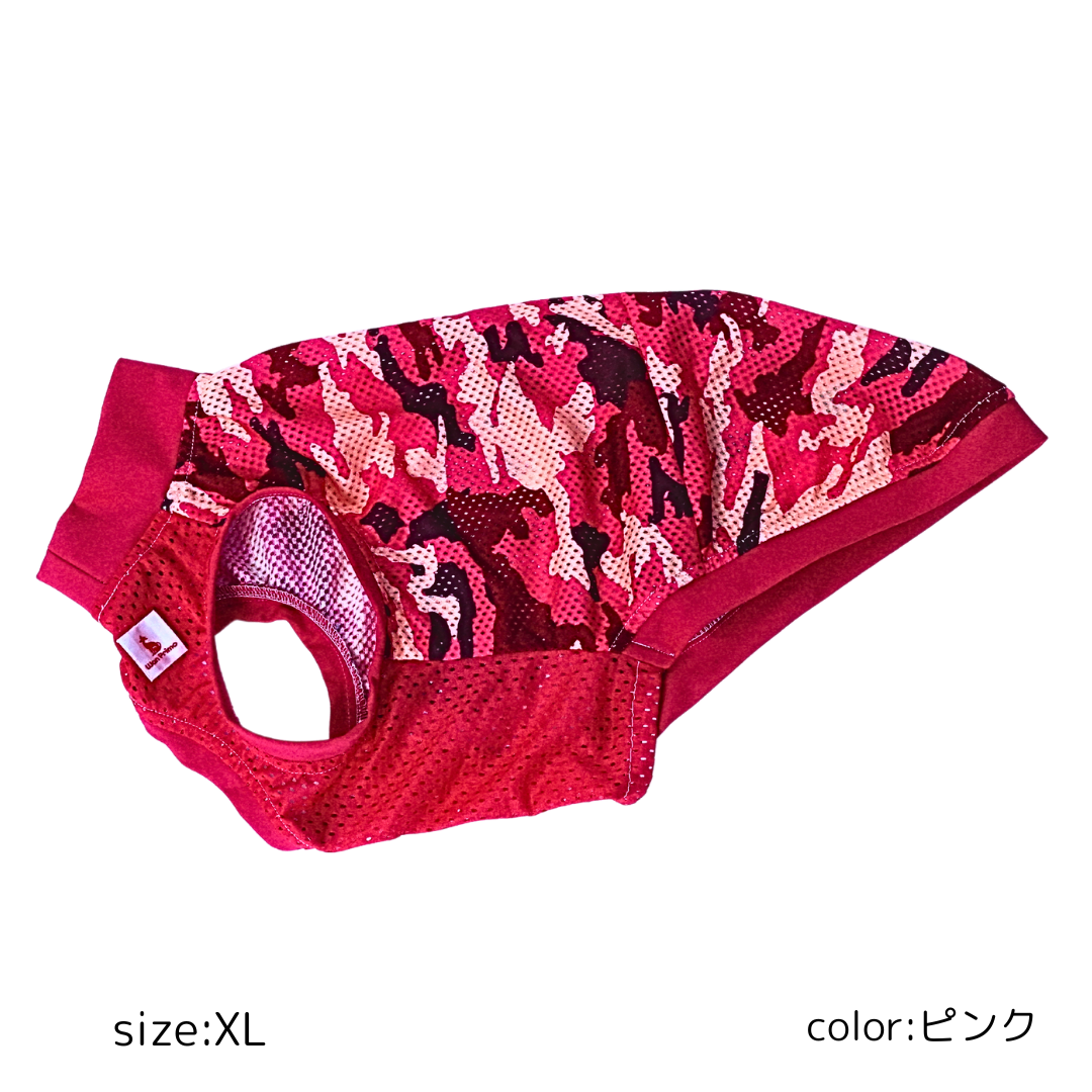 【納期2−３週間】軽やかに動ける、クールなカモフラタンクトップ
