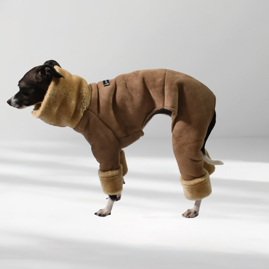 【新作30％OFF】ムートンボアロンパース（ブラック／カーキグリーン／ベージュ）