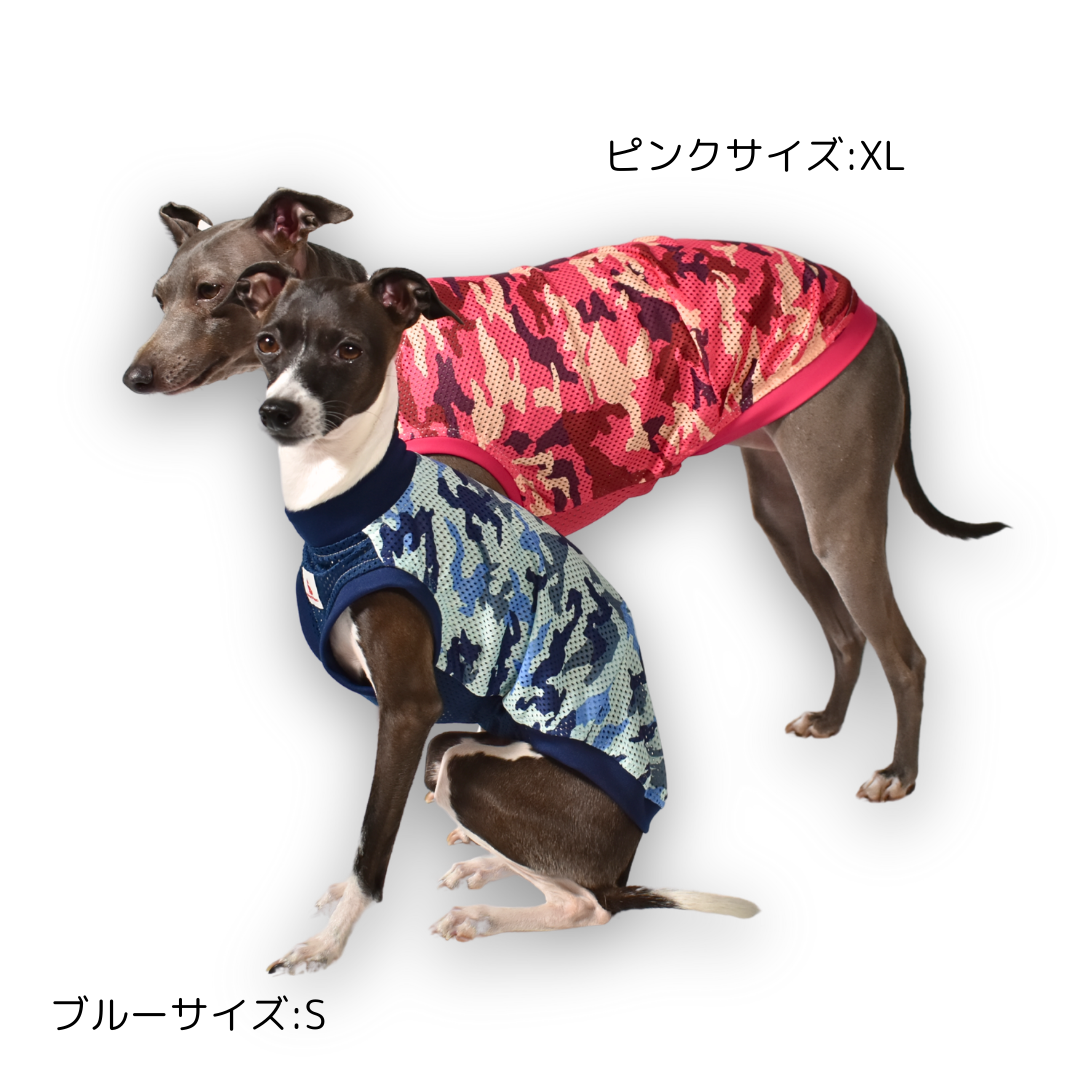 【納期2−３週間】軽やかに動ける、クールなカモフラタンクトップ
