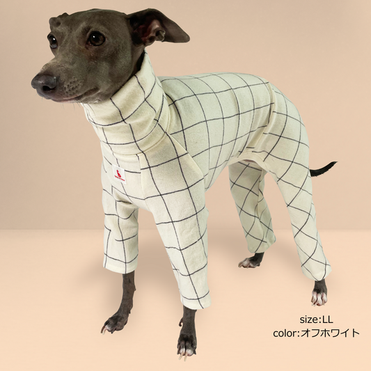 【即納】ウィンドウペンチェック 春先ロンパース