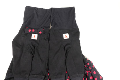 【即納】水玉レース 蝶ネクタイTシャツ