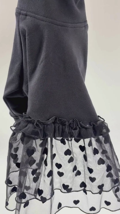 【即納】歩くたび、ハートが揺れる。大人かわいいレーススカート